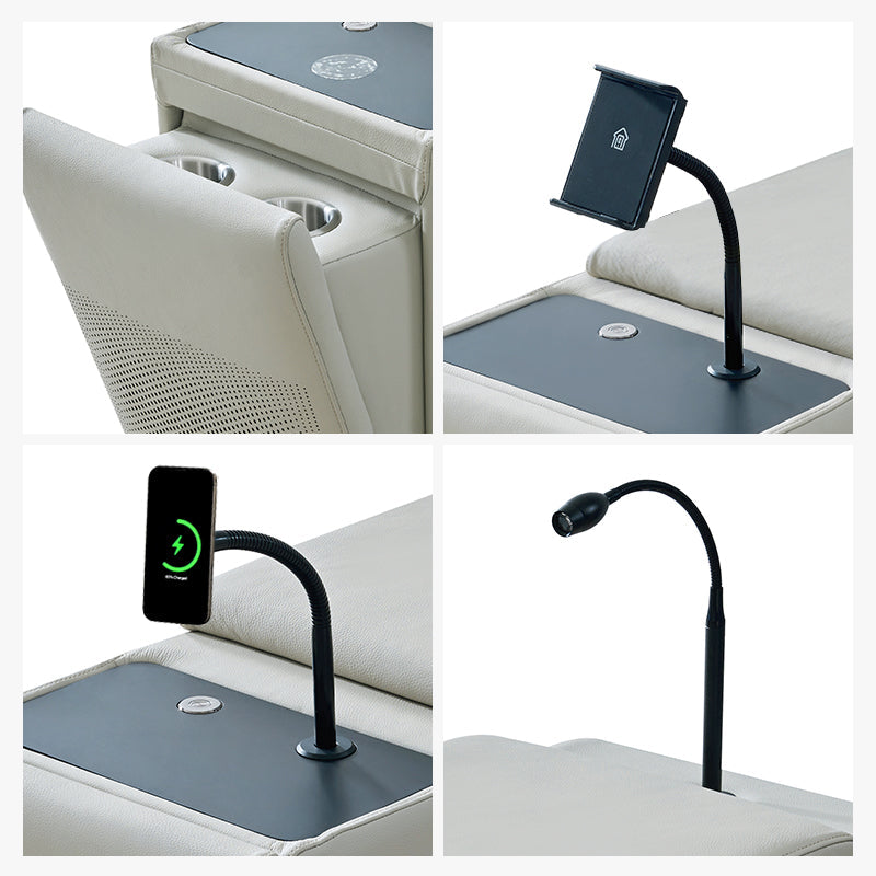 EliteNest Smart Reclining Theater Sofa with Speaker