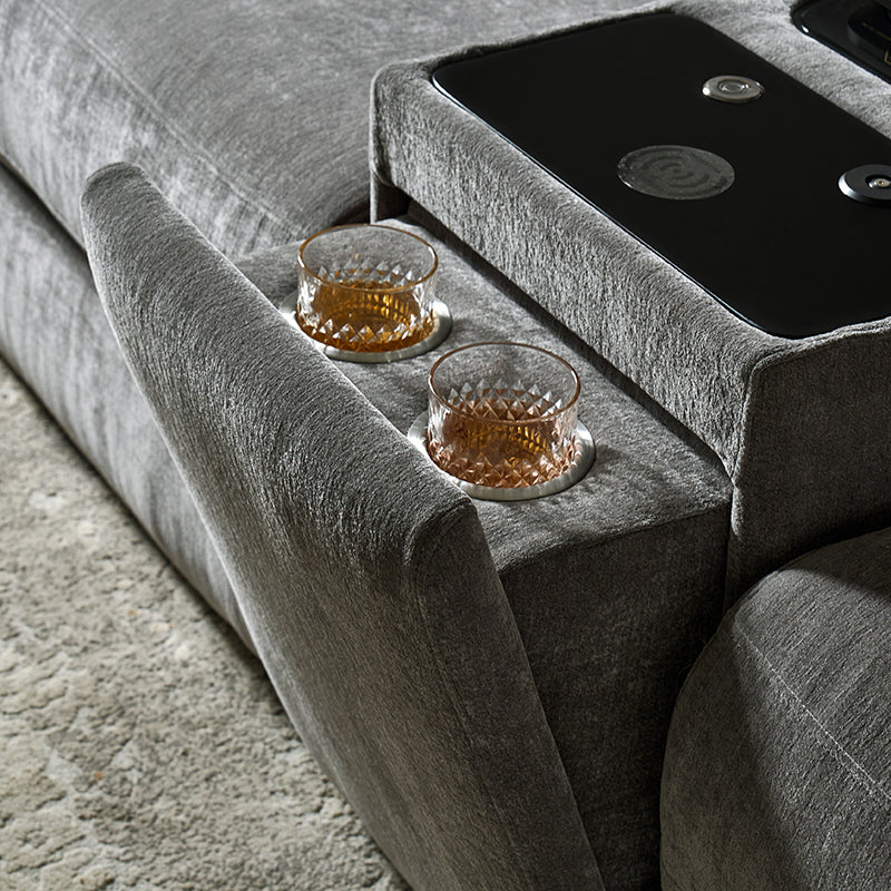 EliteNest Smart Reclining Theater Sofa with Speaker