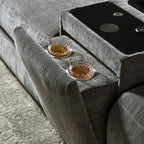 EliteNest Smart Reclining Theater Sofa with Speaker