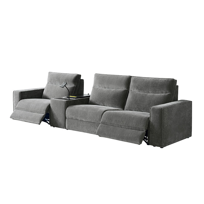 EliteNest Smart Reclining Theater Sofa with Speaker