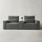 EliteNest Smart Reclining Theater Sofa with Speaker