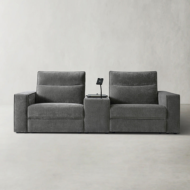 EliteNest Smart Reclining Theater Sofa with Speaker