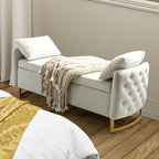 Angelo Upholstered Flip Top Storage Bench