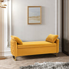 Angelo Upholstered Flip Top Storage Bench