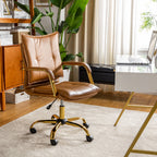 Michele Vegan Leather Task Accent Chair