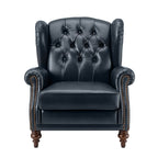 Raquel Genuine Leather Armchair with Sturdy Construction