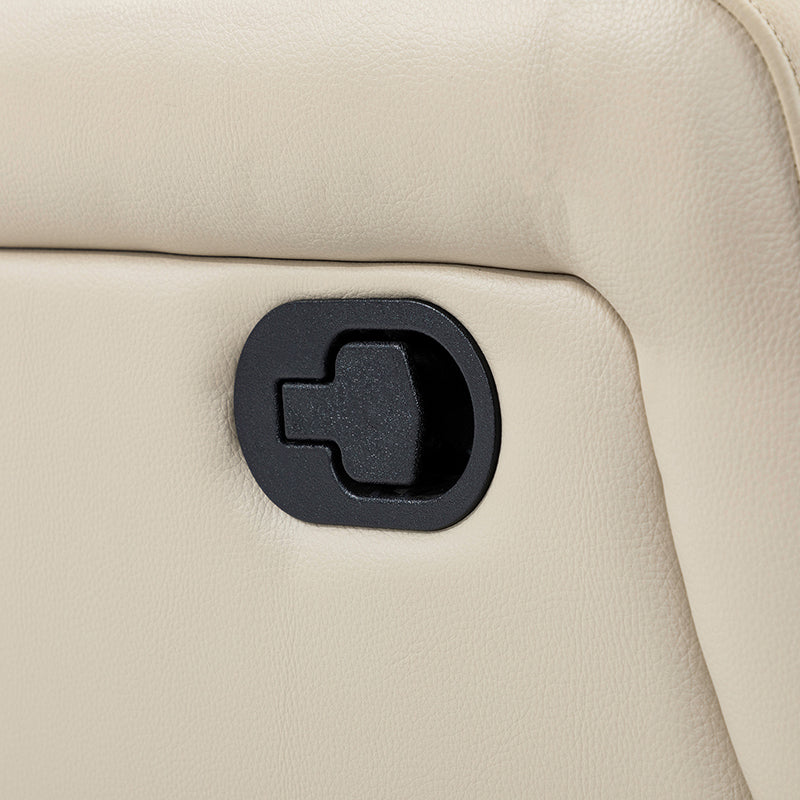 Benito 28.74 Wide Genuine Leather Swivel Rocker Recliner