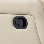 Benito 28.74 Wide Genuine Leather Swivel Rocker Recliner