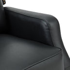 Benito 28.74 Wide Genuine Leather Swivel Rocker Recliner