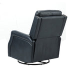 Benito 28.74 Wide Genuine Leather Swivel Rocker Recliner