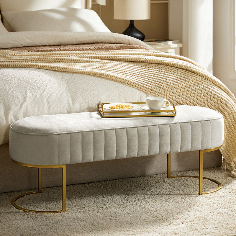 Damian Entryway Bench with Storage & Sturdy Metal Base