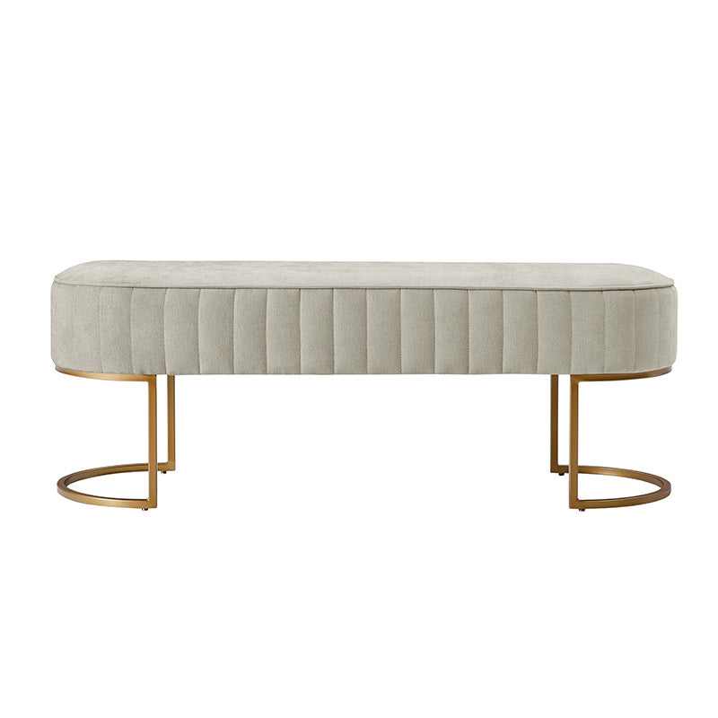 Damian Entryway Bench with Storage & Sturdy Metal Base