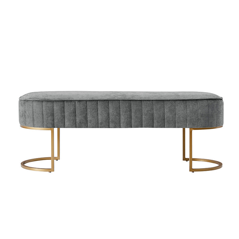 Damian Entryway Bench with Storage & Sturdy Metal Base