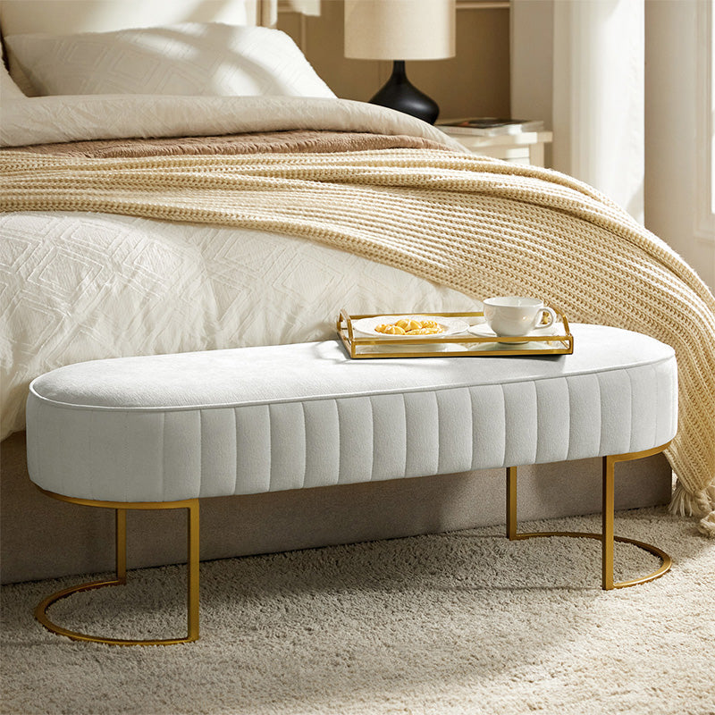 Damian Entryway Bench with Storage & Sturdy Metal Base