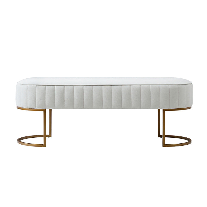 Damian Entryway Bench with Storage & Sturdy Metal Base