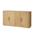 Ivan Fluted Premium Wood Cabinet