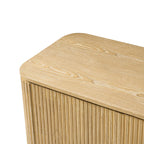 Ivan Fluted Premium Wood Cabinet