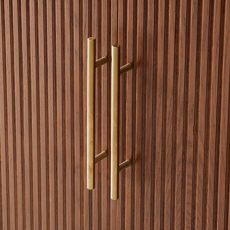 Ivan Fluted Premium Wood Cabinet