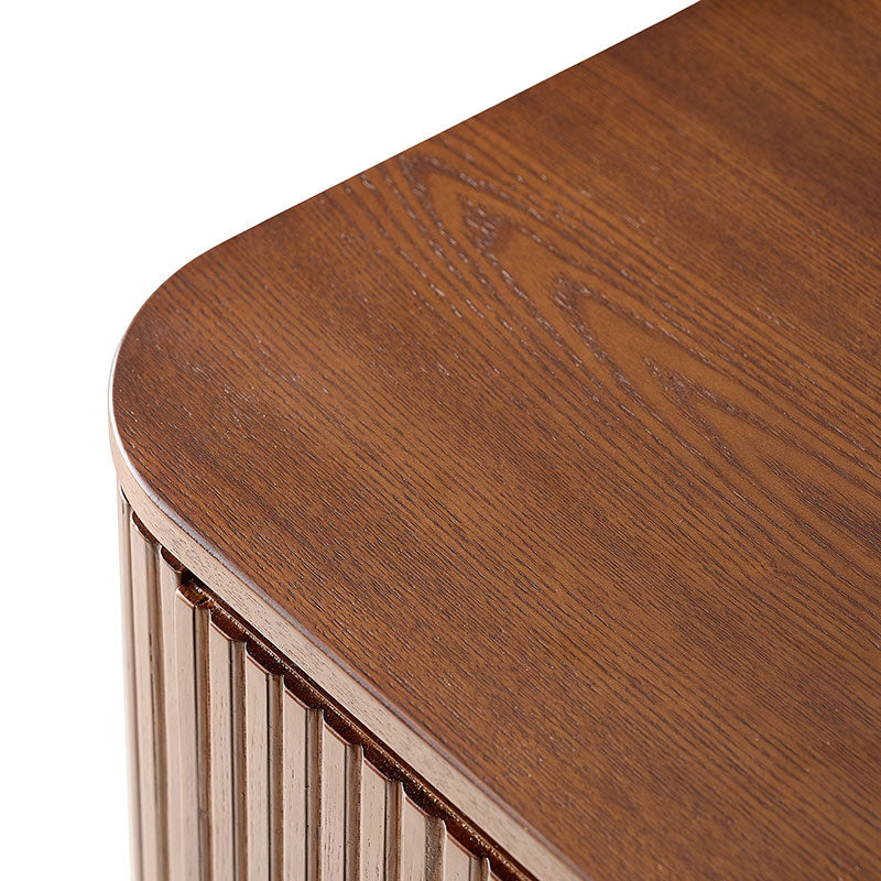 Ivan Fluted Premium Wood Cabinet