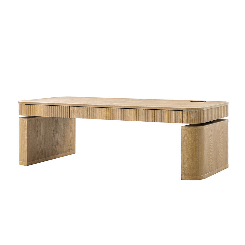 Matilde Electric Standing Coffee Table Desk with Storage