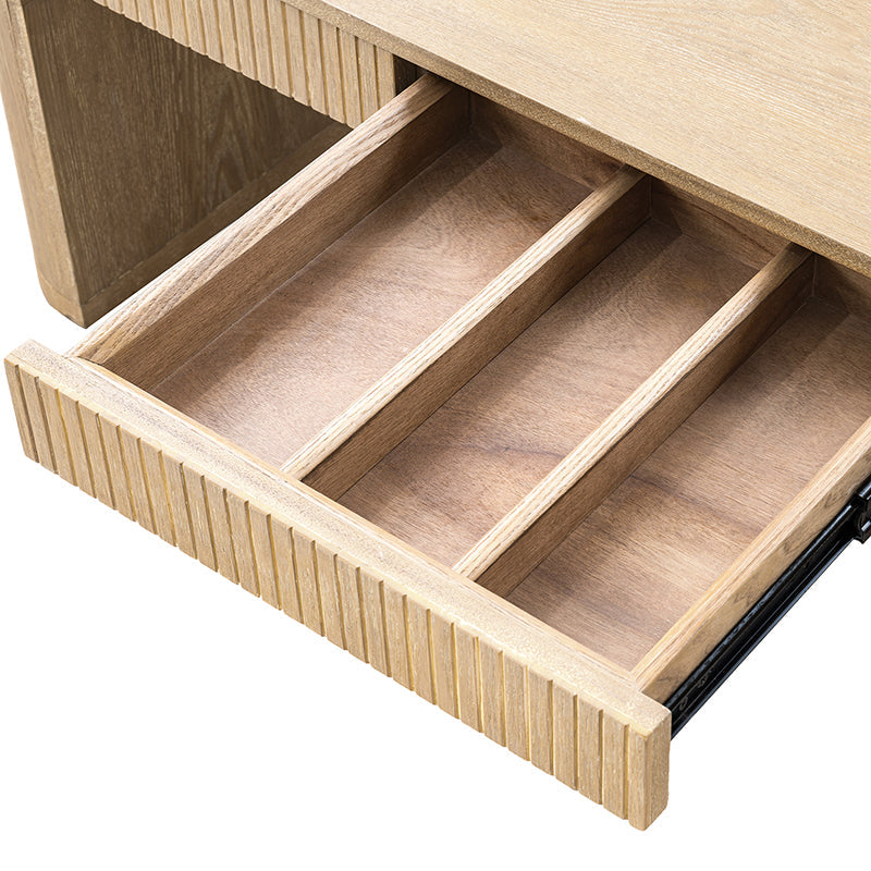 Matilde Electric Standing Coffee Table Desk with Storage