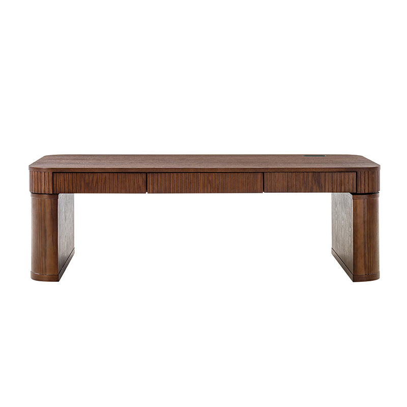 Matilde Electric Standing Coffee Table Desk with Storage