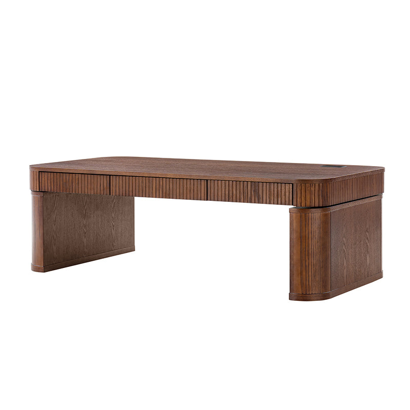 Matilde Electric Standing Coffee Table Desk with Storage