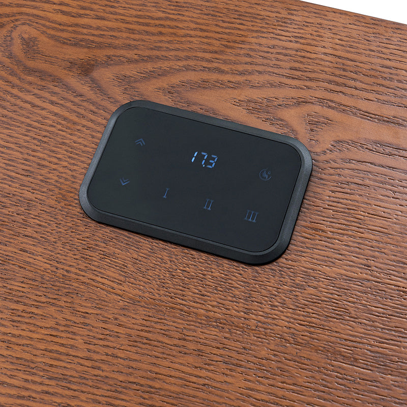 Matilde Electric Standing Coffee Table Desk with Storage