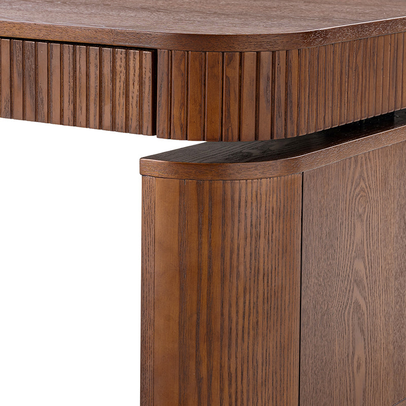 Matilde Electric Standing Coffee Table Desk with Storage