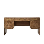 Burl Wood Desk with Timeless Modern Appeal