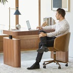 Baggio Modern Electric Adjustable Standing Desk with Cable Management