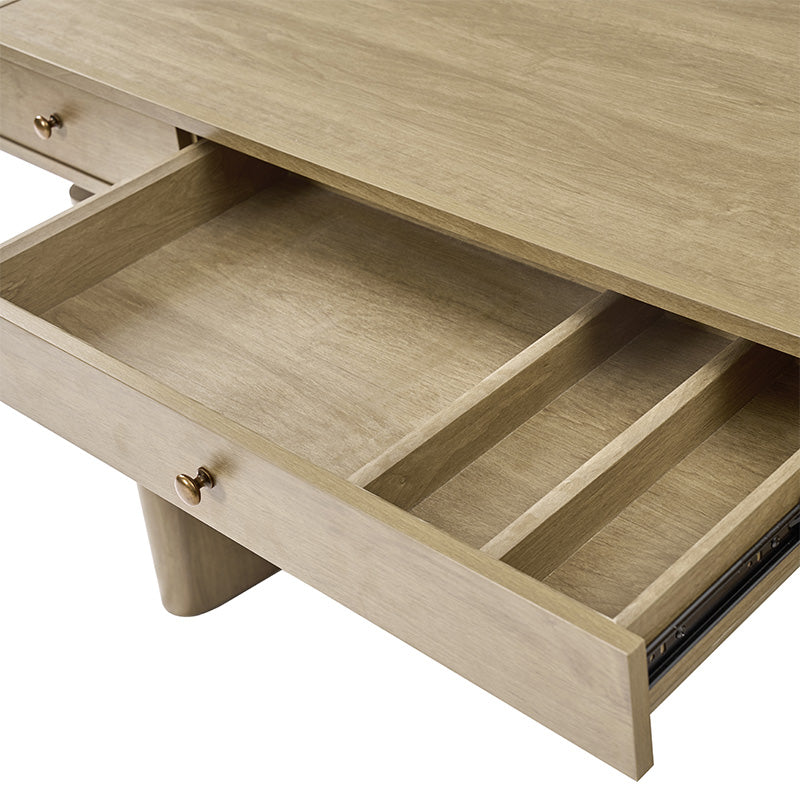 Louise Mid-century Modern Electric Adjustable Standing Desk with Wireless Charging