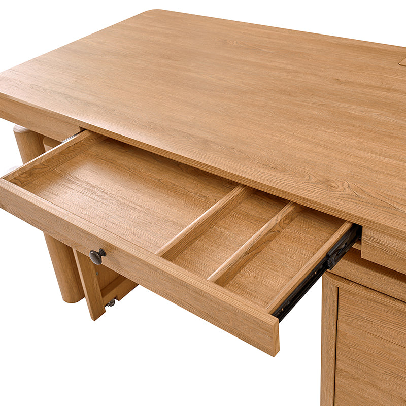 Veritas 360-Degree Rotating Desk Electric Adjustable Standing Desk with Flip-Top Lid