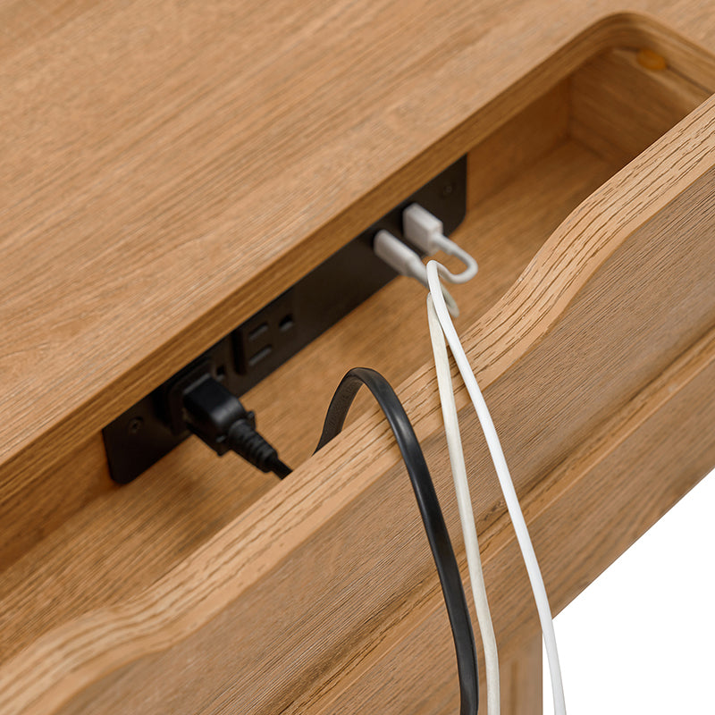 Veritas 360-Degree Rotating Desk Electric Adjustable Standing Desk with Flip-Top Lid