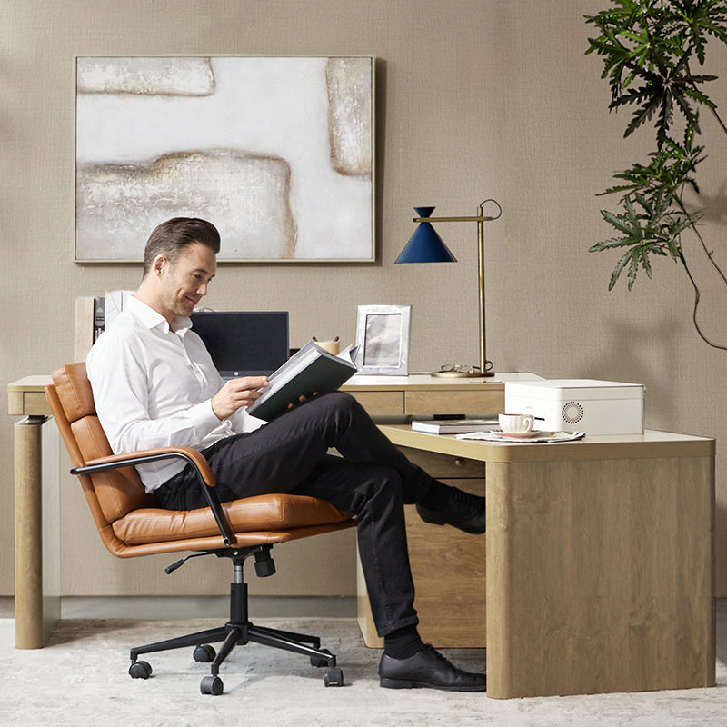 Veritas 360-Degree Rotating Desk Electric Adjustable Standing Desk with Flip-Top Lid