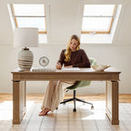 Julia Farmhouse  Electric Adjustable Standing Desk