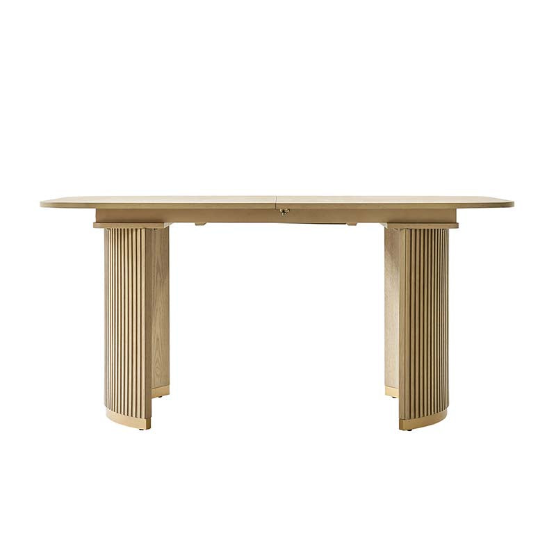 American Modern Fluted Extendable Multi-Functional Table