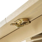 American Modern Fluted Extendable Multi-Functional Table