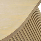 American Modern Fluted Extendable Multi-Functional Table