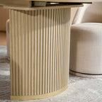 American Modern Fluted Extendable Multi-Functional Table