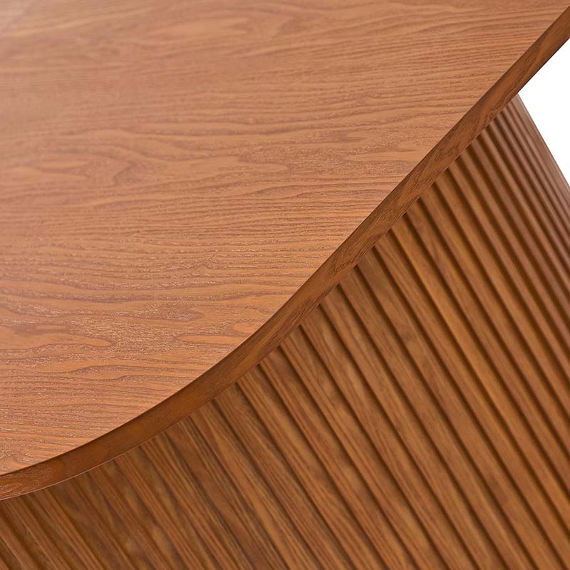 American Modern Fluted Extendable Multi-Functional Table