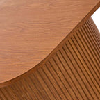 American Modern Fluted Extendable Multi-Functional Table