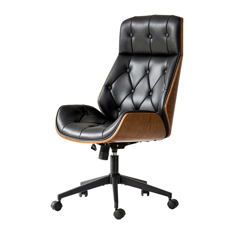 Linzy Genuine Leather Office Chair