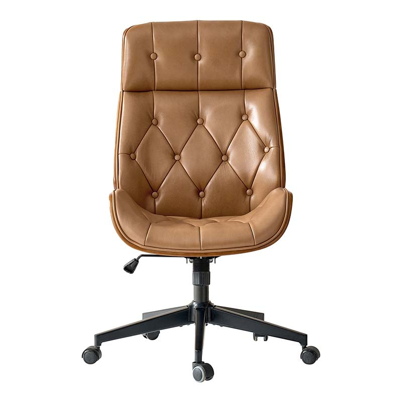 Linzy Genuine Leather Office Chair