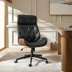 Linzy Genuine Leather Office Chair