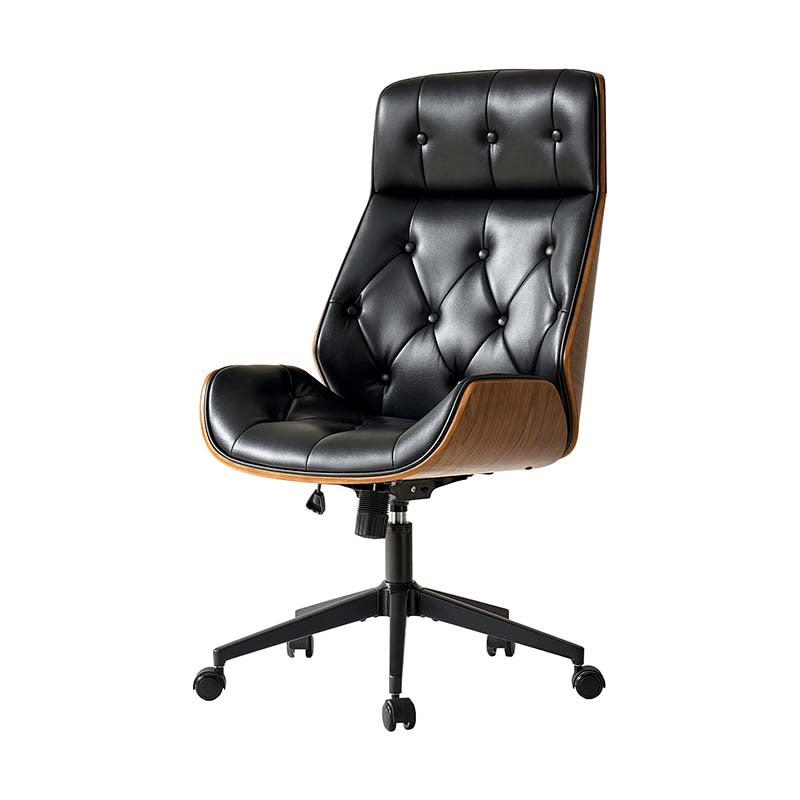 Linzy Genuine Leather Office Chair