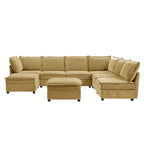 Harmetrix 8-Seater Soft Sectional Couch with Storage