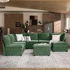 Harmetrix 8-Seater Soft Sectional Couch with Storage