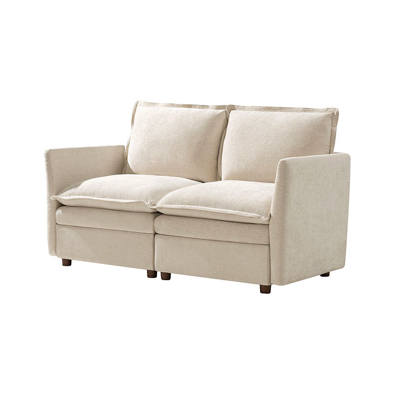 Victoria Oversized Modular Sectional Sofa with Hidden Storage and Removable Slipcovers