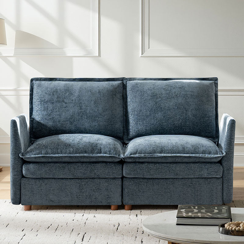 Victoria Oversized Modular Sectional Sofa with Hidden Storage and Removable Slipcovers